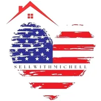 Patriotic heart with house symbol