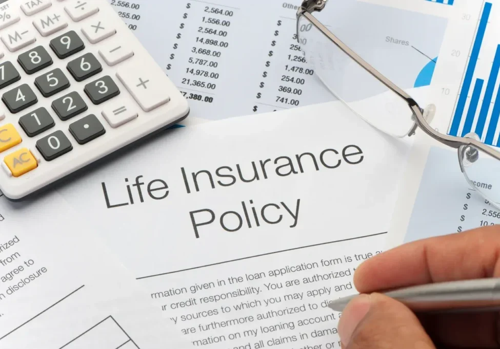Reviewing life insurance paperwork